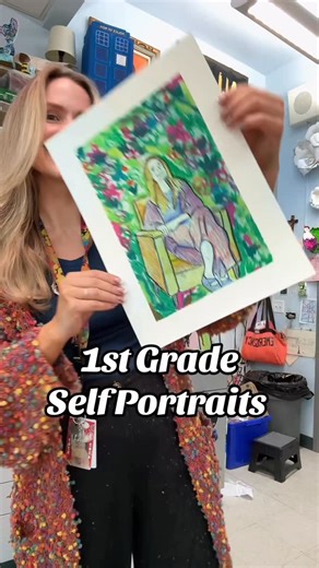 Art Teacher Kim | First grade self portraits this year will be done in the same way, but inspired by a new artist! This time we are taking inspiration from... | Instagram