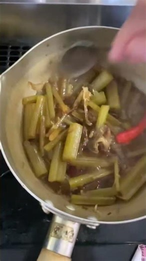 フキの煮物を作りました #cooking #フキの煮物 #ふき #和食 #japanesefood