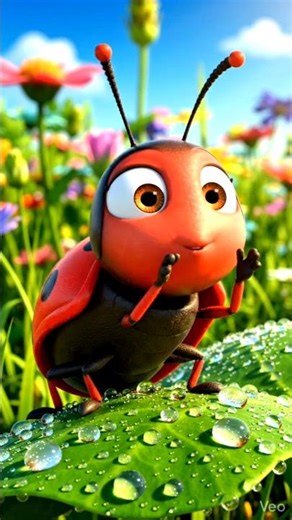 🐞 Oh Ladybug Sings! 🐞✨ The Cutest Kids Song Ever! 🎶💖#shorts