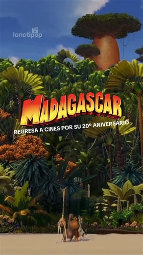 LaNotiPop on Instagram: "Alex, Marty, Gloria y Melman vuelven a la pantalla grande este 2026 para que revivamos la aventura que marcó nuestra infancia. ¿Listxs para mover el bote otra vez? 🎶💛 #madagascar #reestreno #dreamworks #quieromoverelbote"