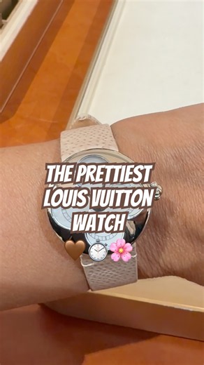 The Prettiest LOUIS VUITTON Watch 🌸⏱️