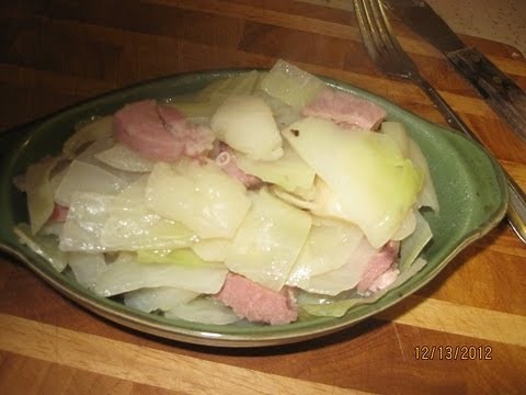 Ham and Cabbage with White Potatoes Video - 46