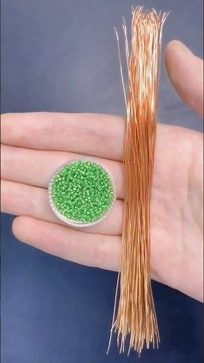 HOW TO MAKE A TREE WITH WIRE AND BEADS 📿