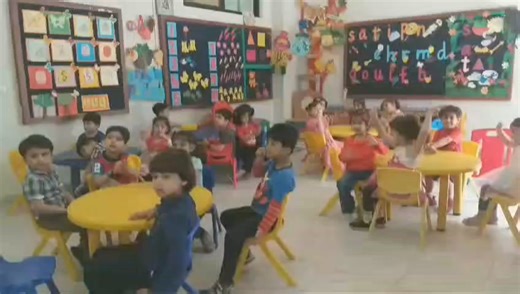 Introducing number 6 to Pre-Nursery D kids through a blend of tracing and singing activities. Students were engaged in tracing number 6 using crayons and sang a catchy song that emphasized counting and recognizing number 6. This interactive approach reinforced numerical concepts in a playful and memorable way. | Beaconhouse Tipu Sultan Campus - Kindergarten