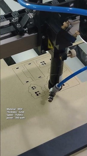 MDF laser cutting