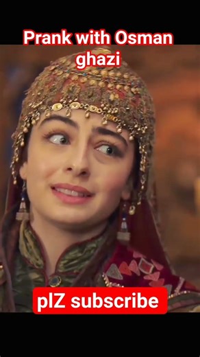 prank with Osman ghazi with halima hatun and Fatima hatun real smile please subscribe to my YouTube