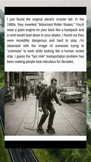 Motorized Roller Skates (1960s) 🛼