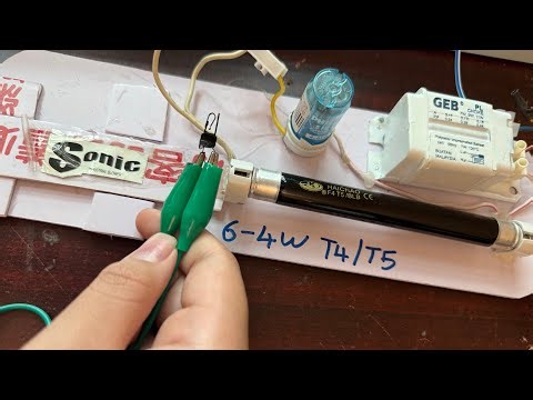 Fluorescent lights starter how it work