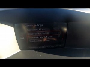 How to Find and Manage Climate Control Settings in Volvo XC60 ...