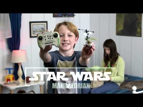 Starwars Baby Yoda Motion Sensor and Remote control Helicopter only by "World Tech Toys"