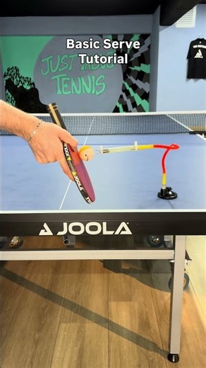 Table Tennis Basic Serve Tutorial 🏓