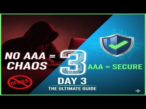 AAA Security Explained: Authentication, Authorization, & Accounting | Day 3