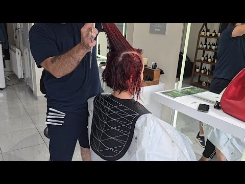 Short Bob Haircut with Side Bangs and Face Framing Layers | Trendy & Stylish Look