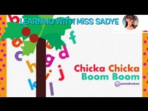 “Chicka Chicka Boom Boom” #earlyreading #chickachickaboomboom #preschool ￼