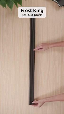 Frost King B79/36H Vinyl Slide-On Door Bottom for Metal and Wood Doors, 1-3/4 x 36", Brown