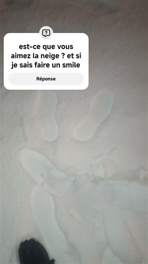 vous aime la neige moi j'aime bien et ouvrir tu as beaucoup et je vous montre comment faire un smile
