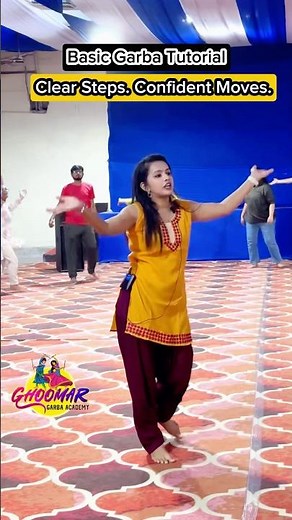 Basic Garba Tutorial | Step-by-Step Garba for Beginners | Clear Steps | Ghoomar Garba Academy
