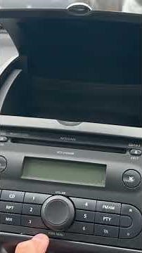 Nissan Note Radio Removal / Enter Radio Code
