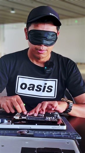 Taking Apart a MacBook Pro While Blind: Impossible Challenge