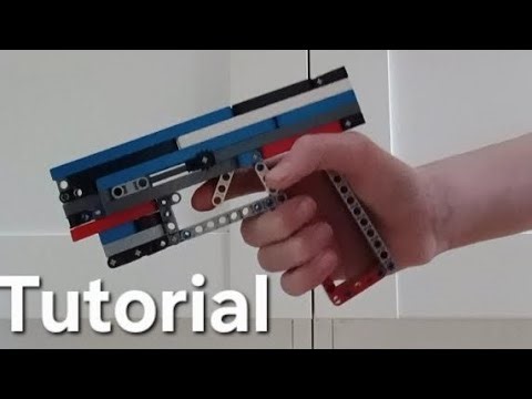 Lego Semi-Auto Blowback Brickshooter Pistol Tutorial