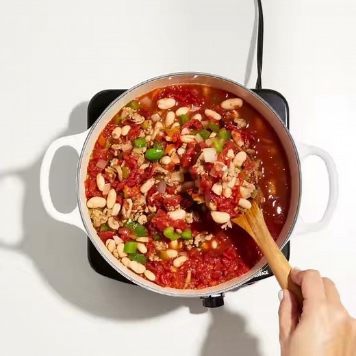 Turkey Chili with Fire Roasted Tomatoes