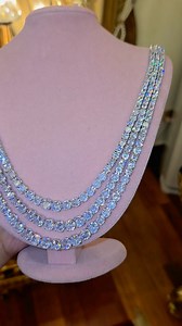 2.6K views · 26 reactions | Introducing first time incredibly beautiful Solitaire Mala with earrings ✨️ SILVER Sparkling Beauty Swiss quality ( Glazed premium collection ) Book your order on WhatsApp 03214207444 #premiumquality #reelsfacebook #pakistanifashion | Seasons Collection by Iqra & Eemaan | Facebook