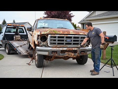ASMR Restoration Process | Complete Ford F-150 Rebuild from Severe Rust to Like New