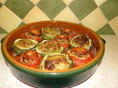 Courgettes et Tomates farcies "Les Recettes de Mamie Suzou La Provence dans vos assiettes...