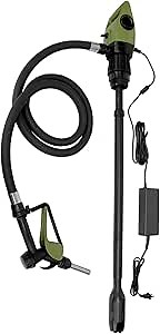 TERA PUMP Electric Transfer Drum Pump for 55 Gallon Drums up to 275 Gallon IBC Totes | Works with DEF, Diesel, AG Chemicals, Kerosene etc