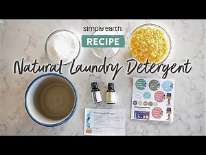 DIY Natural Laundry Detergent With Essential Oils