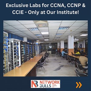 Network Bulls Labs are proficiently built for students aspiring to become experts in the Networking domain. Check the World's Biggest Cisco Training Labs - https://zurl.co/jhUr | Network Bulls