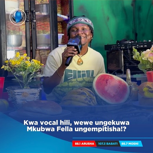@mbosso_ ameutaja wimbo wa 'Yako Wapi Mapenzi' wa @bellachristian1 kama wimbo ambao ulimpitisha kwenye audition ya Mkubwa na Wanawe! 🙌🏾 Kama wewe ungekuwa @mkubwafellatmk, kwa vocal hili ungempitisha!? 😂 • #XXLyaCloudsFM | Clouds Media Tanzania