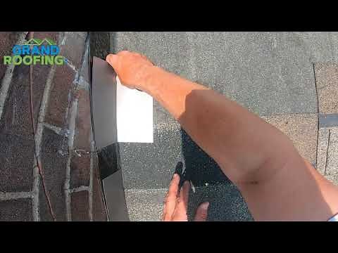 Chimney Reflashing part 4 roofing & step flashing