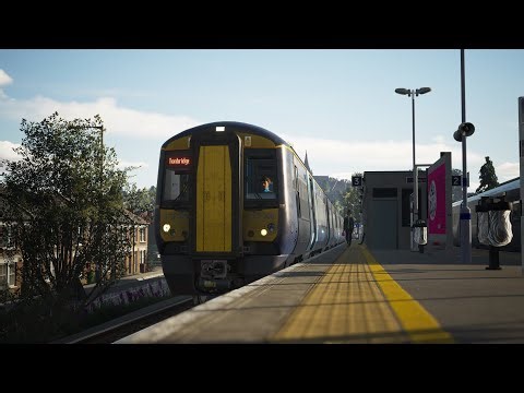 Train Cab Ride | Strood – Tonbridge | Rainy Morning Commute | Class 375/3