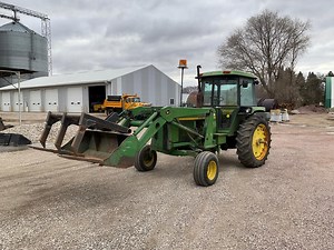 1973 John Deere 4030 2WD Tractor W/Loader | Agriculture