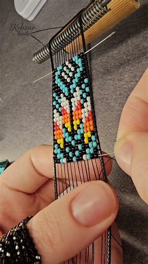 Perfect bead row.Beading for beginers.