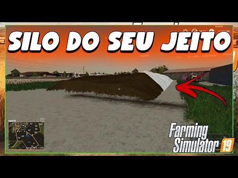 SILO DO SEU JEITO. SILO COLOCÁVEL COM VÁRIAS OPÇÕES. FARMING SIMULATOR 19
