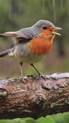 Robin bird on a Tree Branch🪾.