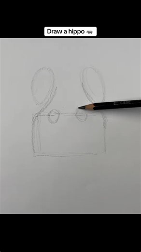 Draw a realistic hippo 🦛 This is the longer (7 minute) version where ... | Mark Liam Smith