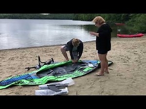 Essai du kayak gonflable Challenger K2 Intex