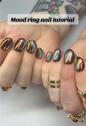 Stunning Mood Ring Nail Tutorial for All Shapes and Lengths