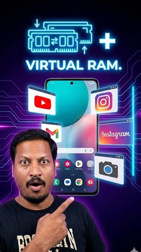 ⚡ Phone RAM Boost பண்ணலாமா? Virtual RAM Setting Explained | Tamil TechWithVignesh | MobileTipsTamil
