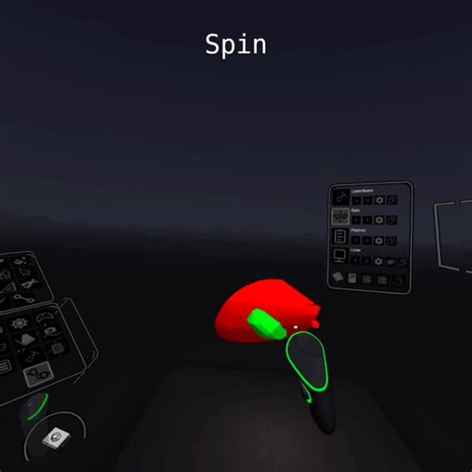 @s_haha_n on Instagram: "These are some of the new custom Lua brush plugins in @openbrushapp ! feel like i just had to share some of these it's the coolest thing I've seen in a while, didn't even really mess with the settings yet! #openbrush #vr #3dart #vrart #3d"