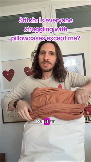 How to put on a pillowcase