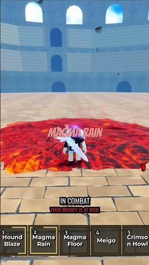 Magma v2 showcase in fruit battlegrounds