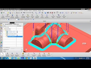 Unigraphic CAM | Siemens NX Manufacturing Tutorial : Full step 3