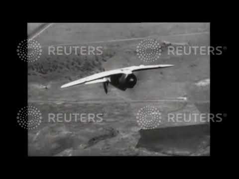 1944 CAC Boomerang fighter is demonstrated