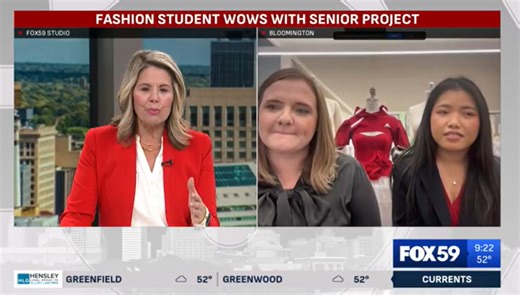 IU fashion design student wows with senior project
