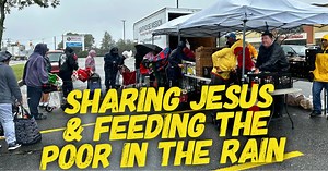 67 reactions · 13 shares | The Missions food tents almost BLEW AWAY...