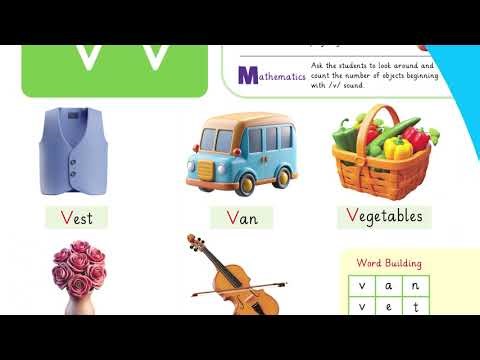 English Letter Vv Teaching Guide | Phonics & Letter V Activities | For Teachers 4+